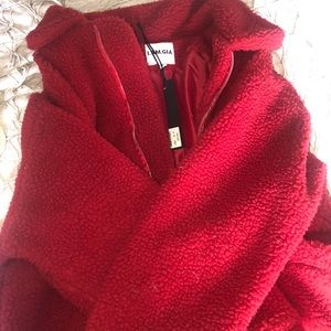 I.am.gia red coat